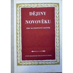 - Dějiny novověku pro 10. postupný ročník