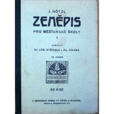 Hatzl J. - Zeměpis pro měšňanské školy díl I.