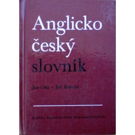 Caha Jan, Krámský Jiří - Anglicko - český slovník