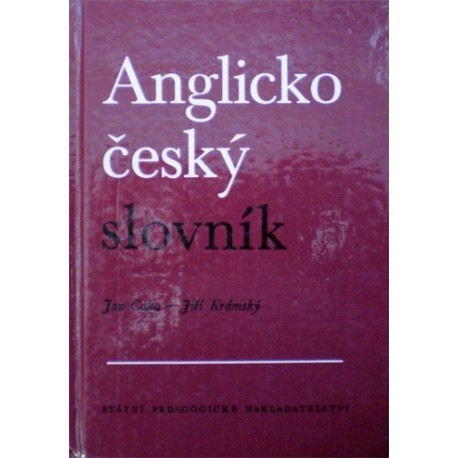 Caha Jan, Krámský Jiří - Anglicko - český slovník