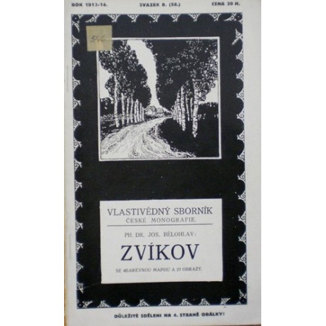 Bělohlav Jos. - Vlastivědný sborník 8. - Zvíkov
