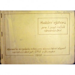 - Hudební výchova pro I. post. ročník národních škol