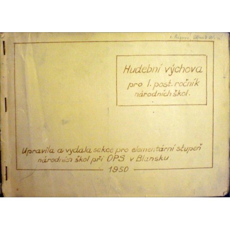 - Hudební výchova pro I. post. ročník národních škol