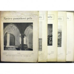 - Zprávy památkové péče ročník XI.-XII., sešit 1.-10