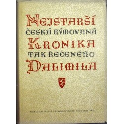 - Nejstarší česká rýmovaná kronika tak řečeného ...