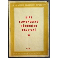 - Diář Slovenského národního povstání, číslo 1.