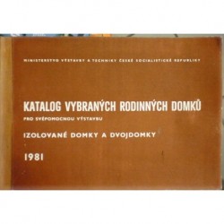 různí autoři - Katalog vybraných rodinných domků pro svépomocnou
