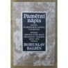 Balbín Bohuslav - Pamětní nápis