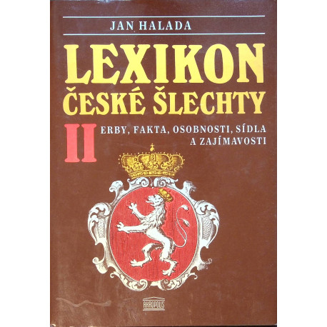 Halada Jan - Lexikon české šlechty
