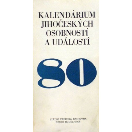 různí autoři - Kalendárium jihočeských osobností a událostí