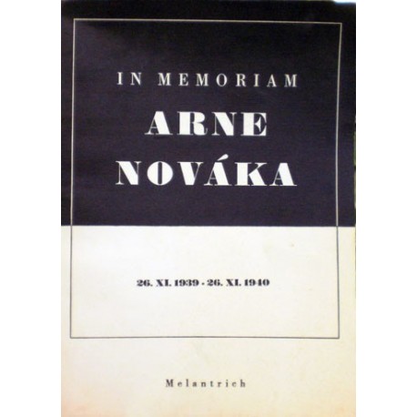 - In memoriam Arne Nováka