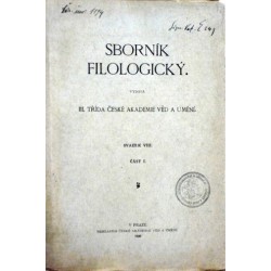 - Sborník filologický
