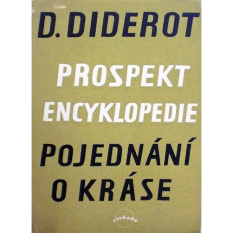 Diderot Denis - Prospekt encyklopedie, Pojednání o kráse