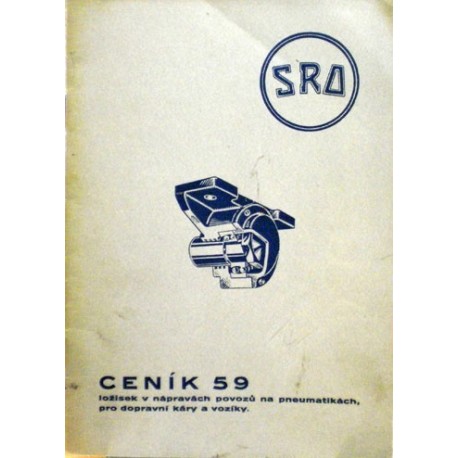 - SRO ceník 59 ložisek v nápravách povozů na ...