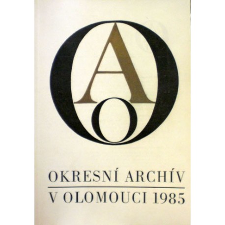 - Okresní archív v Olomouci 1985