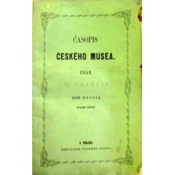 Nebeský Václav - Časopis českého musea 1854, ročník XXVIII., sv. 2.