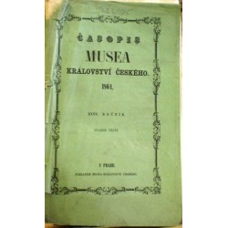 Vrňátko A. Jaroslav - Časopis Musea král. Českého 1861, ročník XXXV.,..