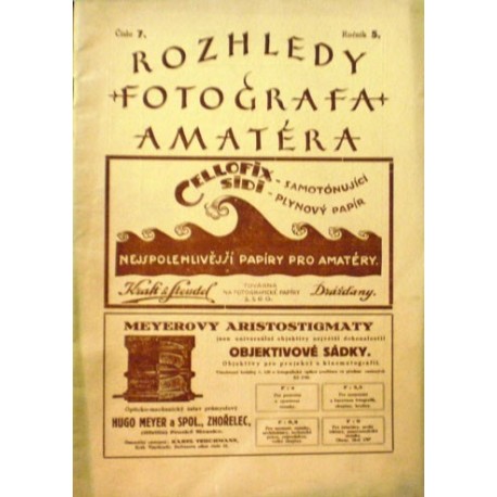 - Rozhledy fotografa amatéra ročník 5., číslo 7.