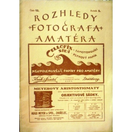 - Rozhledy fotografa amatéra ročník 5., číslo 12.