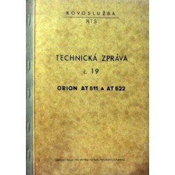 - Technická zpráva č. 19 - Orion AT 611 a AT 622