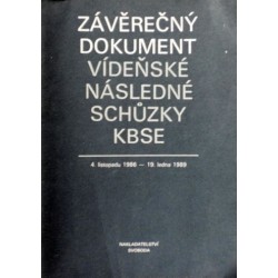 - Závěrečný dokument vídeňské následné schůzky KBSE