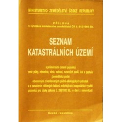 - Seznam katastrálních Území