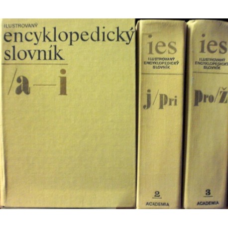 různí autoři - Ilustrovaný encyklopedický slovník 1.- 3.