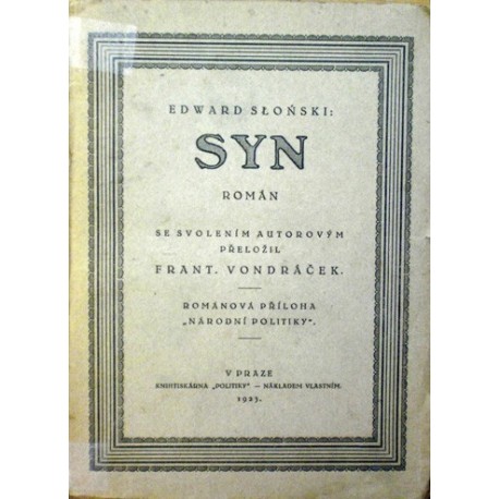 Slonski Edward - Syn