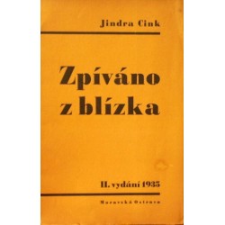 Cink Jindra - Zpíváno z blízka