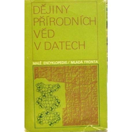 Folta Jaroslav, Nový Luboš - Dějiny přírodních věd v datech