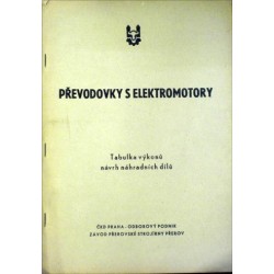- Převodovky s elektromotory