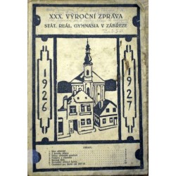 - Třicátá výroční zpráva státního reálného gymnasia.