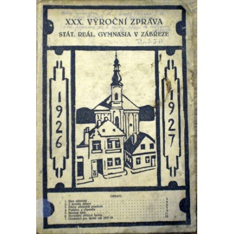 - Třicátá výroční zpráva státního reálného gymnasia.