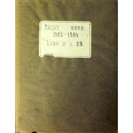 - Šachy SSSR 1983 - 1984